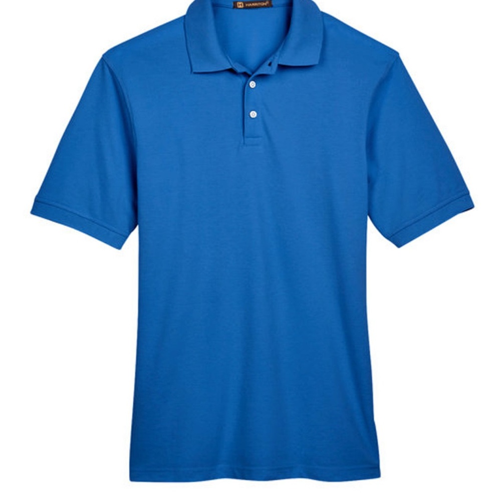 Harriton Ladies Blue Easy Blend Polo Sz XXL NEW